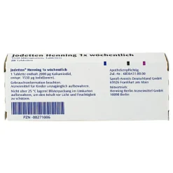 Jodetten Henning 1x wöchentlich Tabletten, 28 St