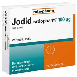 Ratiopharm Jodid- 100 µg Tabletten, 100 St> Jod