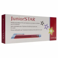 Juniorstar Injektionsgerät rot, 1 St