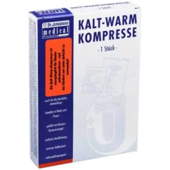 Dr. Junghans Kalt-Warm Kompresse 13x14cm mit Vlieshülle, 1 St> Kalt-Warm Kompresse