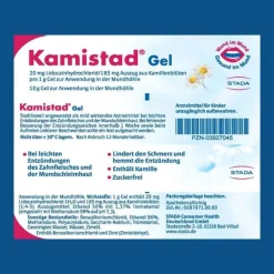 Kamistad Gel bei Zahnfleischentzündungen und Aphten, 10 g