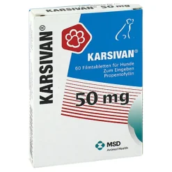 Karsivan ® 50 mg Filmtabletten für Hunde, 60 St> Aufbau & Leistungssteigerung