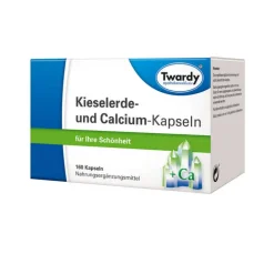 Twardy Kieselerde und Calcium Kapseln, 160 St> Kieselerde|Kieselerde