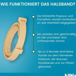 Kiltix für kleine Hunde Halsband, 1 St