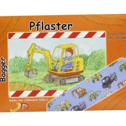 Kinderpflaster Bagger Briefchen, 10 St