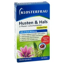 Klosterfrau Husten & Hals Lutschtabletten, 20 St