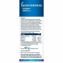 Klosterfrau Kollagen 5000 aktiv Granulat Sticks, 20 St