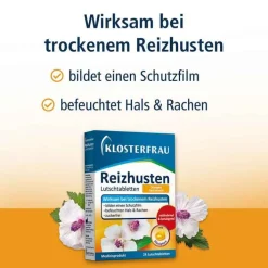 Klosterfrau Reizhusten Lutschtabletten, 24 St> Hustenstiller