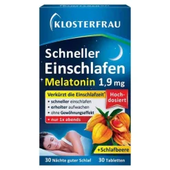 Klosterfrau Schneller Einschlafen Tabletten, 30 St> Melatonin Tabletten