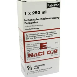 Fresenius Kabi Kochsalzlösung 0,9% Plastikflasche Fresenius, 250 ml> Kochsalzlösung