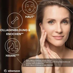 Kollagen Pulver + Biotin + Vitamin C, 480 g><noscript><img width=