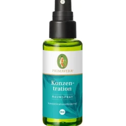 Primavera Konzentration Raumspray Bio, 50 ml> Raumsprays|Ätherische Öle & Duftöle