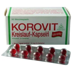 Korovit Kreislauf Kapseln, 50 St> Niedriger Blutdruck