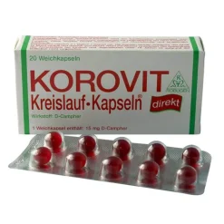 Korovit Kreislauf Kapseln, 20 St> Niedriger Blutdruck