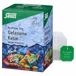 Krafttier Tee Gelassene Katze Bio Salus Filterbeutel , 15 St