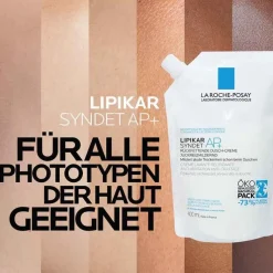 La Roche-Posay Lipikar Syndet AP+ Reinigungs-Cremegel, 400 ml