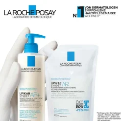 La Roche-Posay Lipikar Syndet AP+ Reinigungs-Cremegel, 400 ml