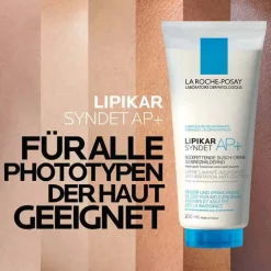La Roche-Posay Lipikar Syndet AP+ Reinigungs-Cremegel, 200 ml