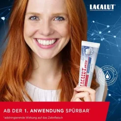 Lacalut aktiv Zahnfleischschutz & sanftes Weiß, 75 ml> Zahnpasta & Zahncreme
