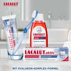 Lacalut aktiv Zahnfleischschutz & sanftes Weiß, 75 ml><noscript><img width=