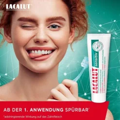 Lacalut sensitiv Zahncreme, 75 ml> Zahnpasta & Zahncreme