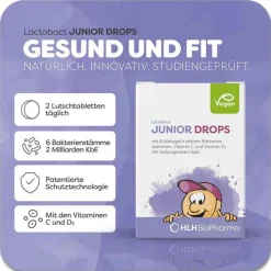 Lactobact Junior Drops Lutschtabletten, 180 St>Kinder Immunsystem
