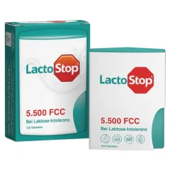 Lactostop 5.500 FCC Tabletten Klickspender, 120 St
