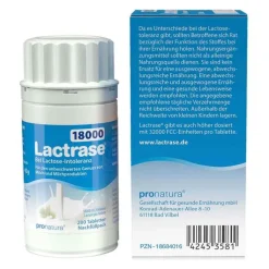 Lactrase 18.000 FCC Tabletten teilbar Nachfüllpackung , 200 St