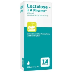 Lactulose 1A Pharma Sirup, 200 ml