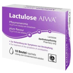 AIWA Lactulose Pflaumenaroma 10 g/15 ml Lösung zum Einnehmen, 10X15 ml> Abführmittel