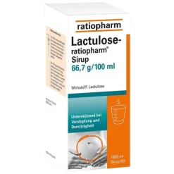 Ratiopharm Lactulose- Sirup, 1000 ml> Abführmittel