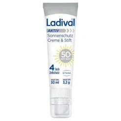 Ladival Aktiv Sonnenschutz Creme & Stift LSF 50 + , 30 ml> Gesicht