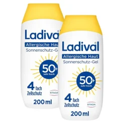 Ladival allergische Haut Sonnenschutz-Gel LSF 50+, 2x200 ml