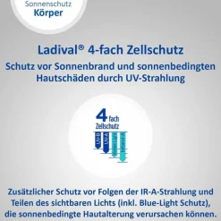 Ladival trockene Haut Sonnenschutz-Lotion LSF 30, 200 ml