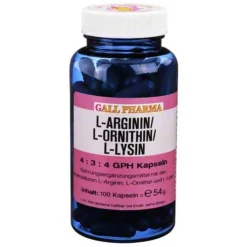 L-Arginin / L-Ornithin / L-Lysin 4:3:4 GPH Kapseln, 100 St