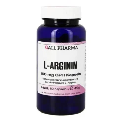 Hecht Pharma L-Arginin 500 mg GPH Kapseln, 80 St> Aminosäuren