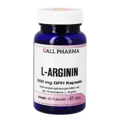 Hecht Pharma L-Arginin 500 mg GPH Kapseln, 60 St> Aminosäuren
