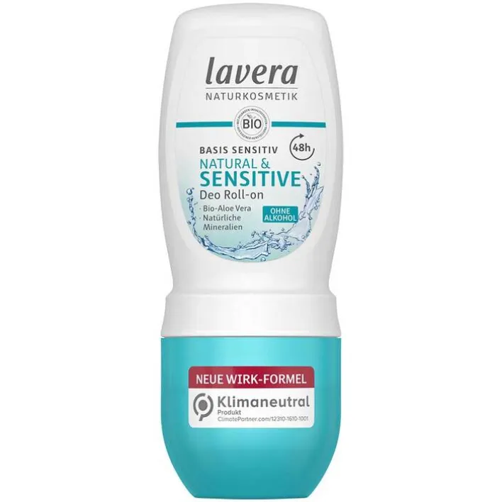 Lavera Deodorant Roll-on basis sens.natural & sens., 50 ml> Deodorants