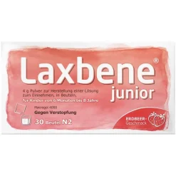 Laxbene junior 30x4 g Pulver für Kinder von 6 Monaten - 8 Jahre, 30X4 g>Kinder Abführmittel Kinder