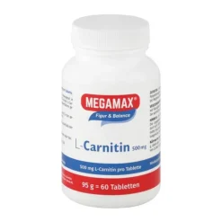 Megamax L-Carnipure 500 mg Kautablet, 60 St> L-Carnitin|Carnitin