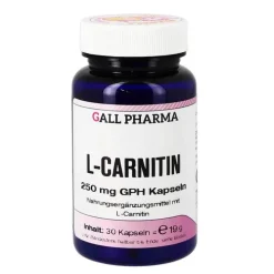 Hecht Pharma L-Carnitin 250 mg Kapseln, 30 St> L-Carnitin|Carnitin