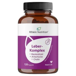 Leber-Komplex Mariendistel + Artischocke + Cholin Kapseln , 120 St> Mariendistel