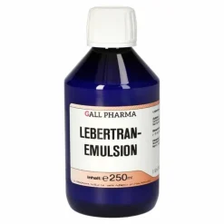 Hecht Pharma Lebertran Emulsion, 250 ml> Omega 3 Kapseln