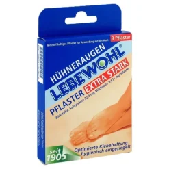 Lebewohl Hühneraugen Pflaster extra stark einges., 8 St> Hühneraugenpflaster