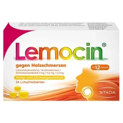 Lemocin® gegen Halsschmerzen Honig- und Zitronengeschmack, 24 St