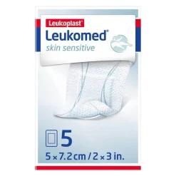 Leukomed ® skin sensitive 5x7,2 cm, 5 St> Wundverband|Wundpflaster