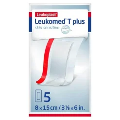 Leukomed® T plus skin sensitive 8x15 cm, 5 St