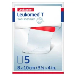 Leukomed ® T skin sensitive 8x10 cm, 5 St> Sterilpflaster|Spezialpflaster