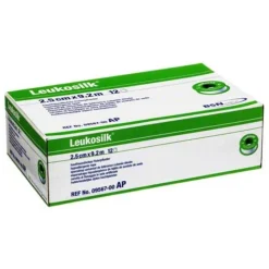 Leukosilk ® 2,50 cm x 9,2 m, 12 St> Rollenpflaster