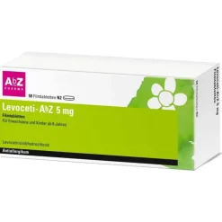 AbZ Levoceti- 5 mg Filmtabletten, 50 St> Levocetirizin|Allergie Tabletten